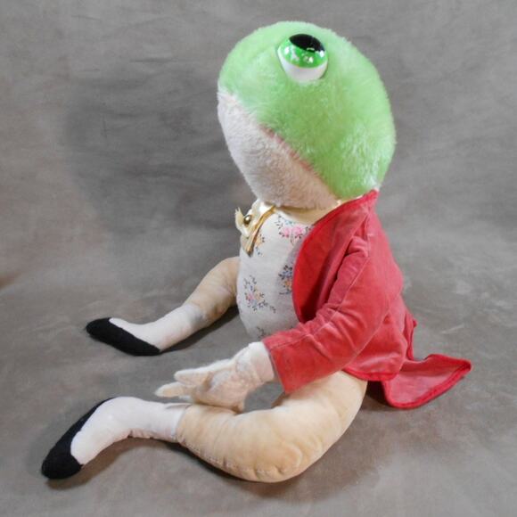 Beatrix Potter's Mr. Jeremy Fisher Frog 18" Plush Eden Toys Vintage 1970s - Picture 5 of 10